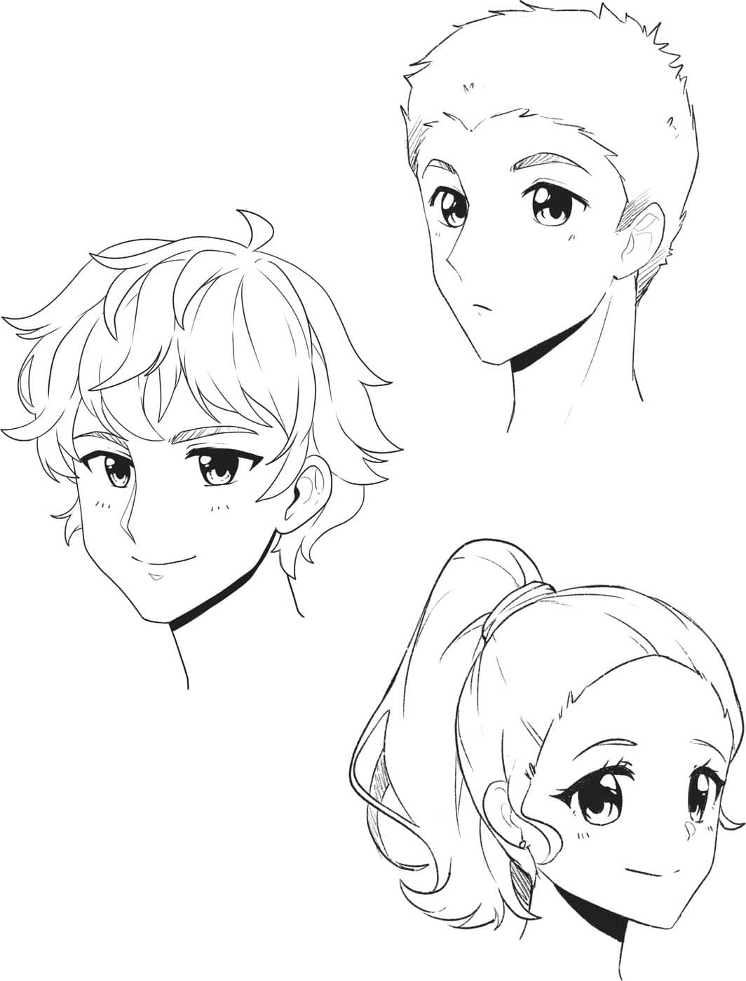 Chapter 2 Faces Hair The Art Of Drawing Manga Book 