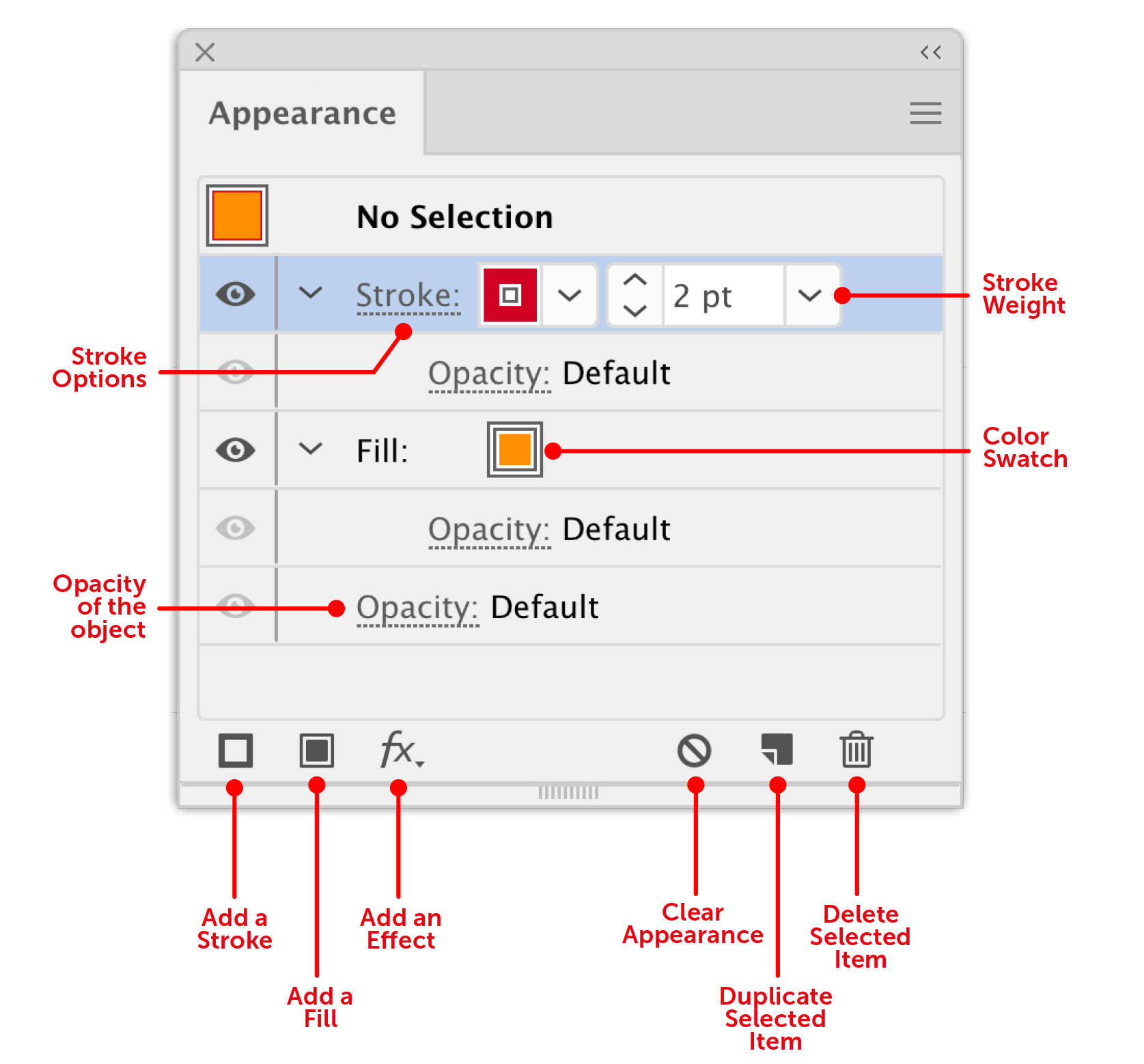 Appearance Panel - Adobe Illustrator [Book]