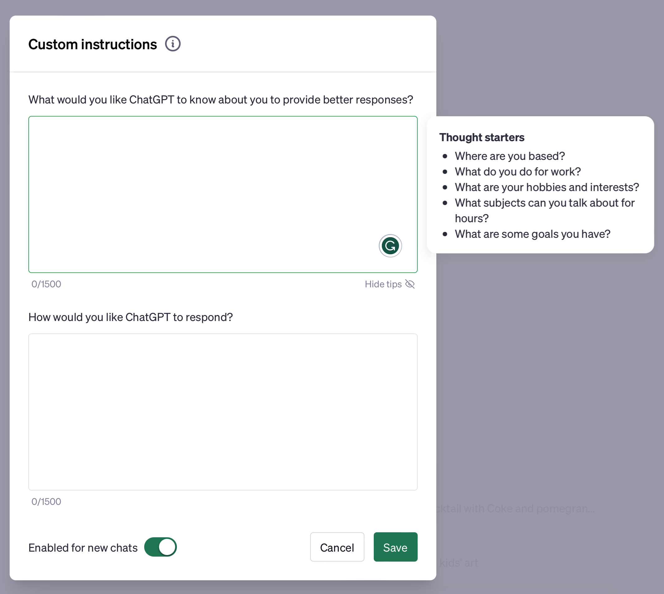 Use ChatGPT to Enable Custom Instructions - Use ChatGPT to Enable ...