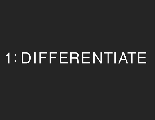 1. Differentiate - The Brand Gap [Book]