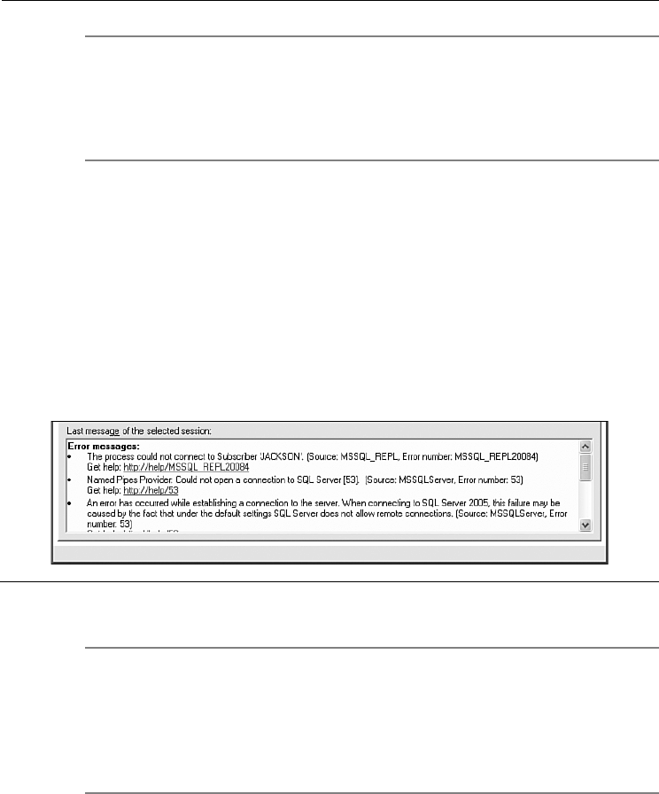 Merge Publication Detail Pane - Inside SQL Server 2005 Tools [Book]