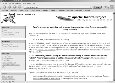 3.3. Testing Tomcat - JavaServer Faces [Book]