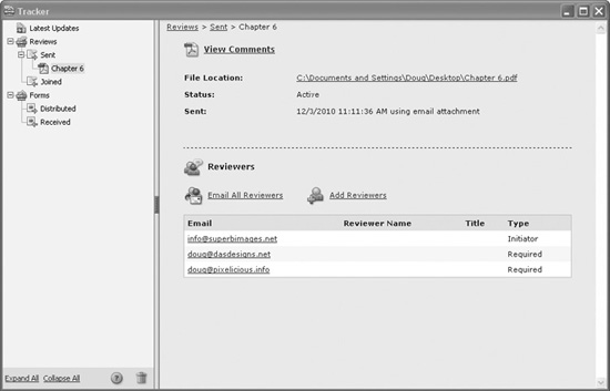 Use the Tracker - How to Do Everything Adobe Acrobat X [Book]