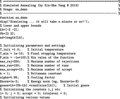 Appendix B: Matlab Programs - Nature-Inspired Optimization Algorithms ...