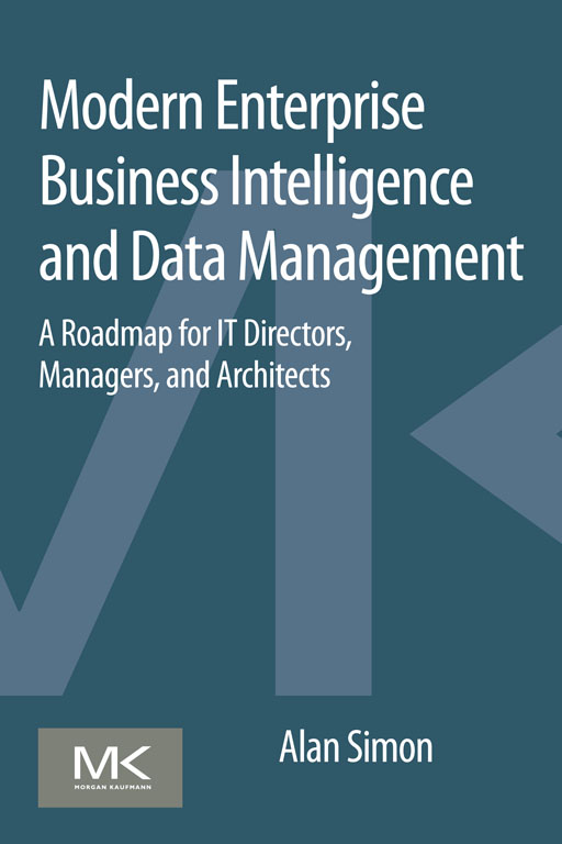 Cover - Modern Enterprise Business Intelligence and Data Management [Book]