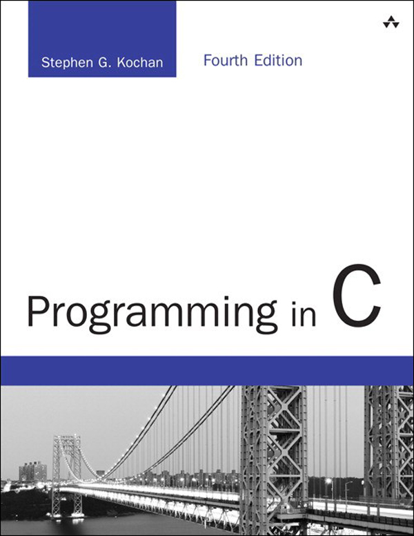 Cover Page - Programming in C, Fourth Edition [Book]