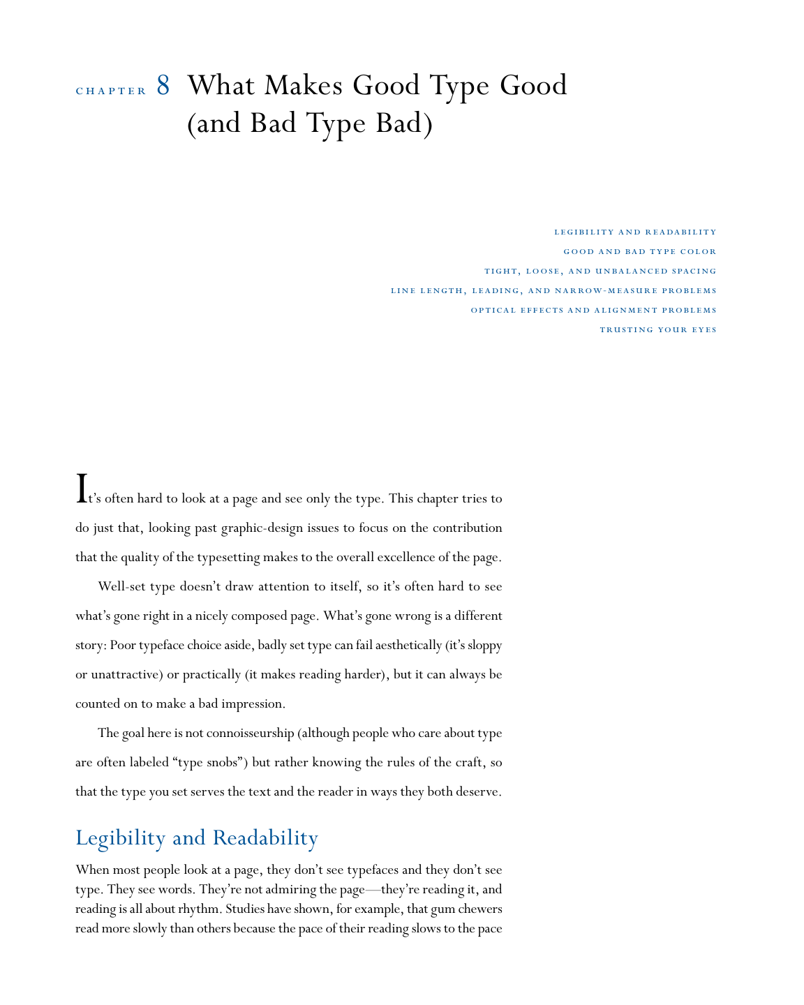 Good Type 8 What Makes Good Type Good (and Bad Type Bad) - The Complete Manual of ...