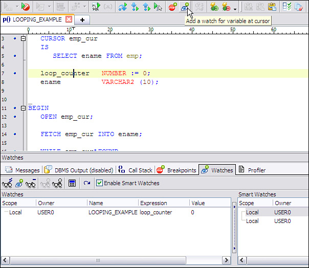 Advanced Debugging Techniques - Toad for Oracle Unleashed [Book]