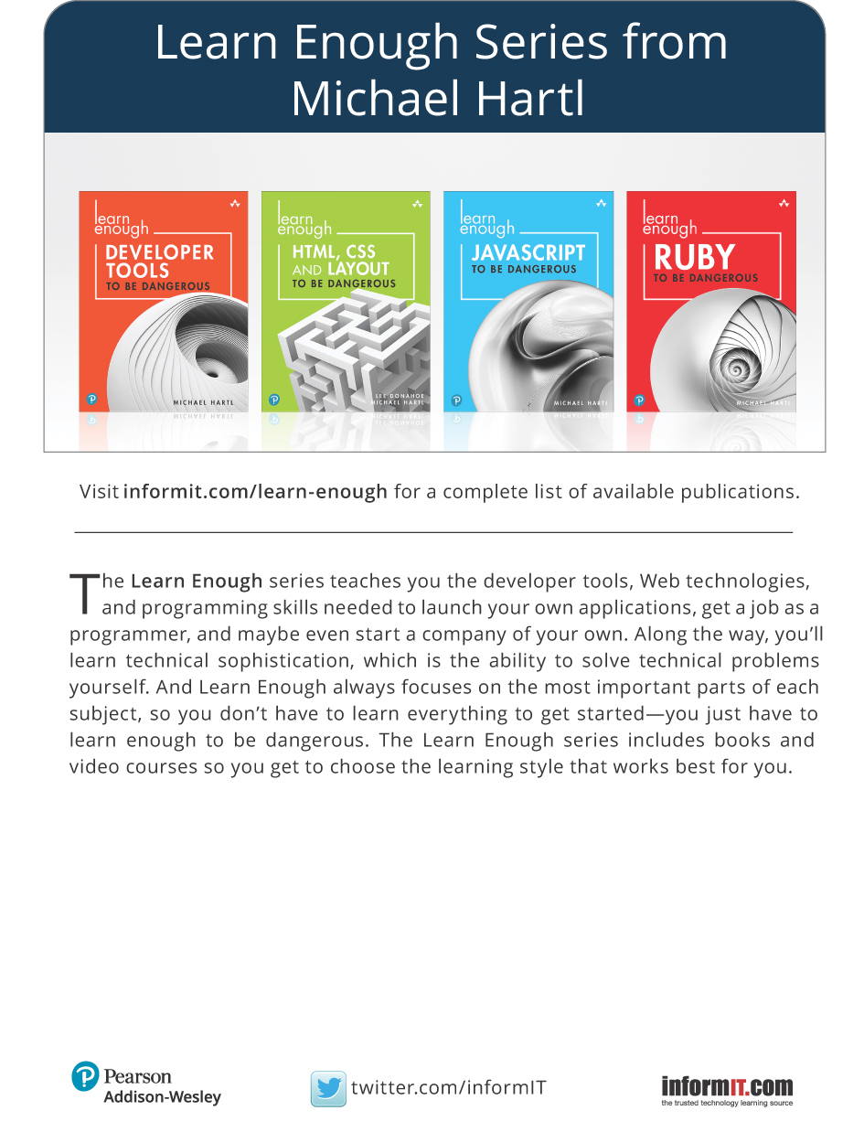 Learn Enough Developer Tools to Be Dangerous: Command Line, Text Editor ...