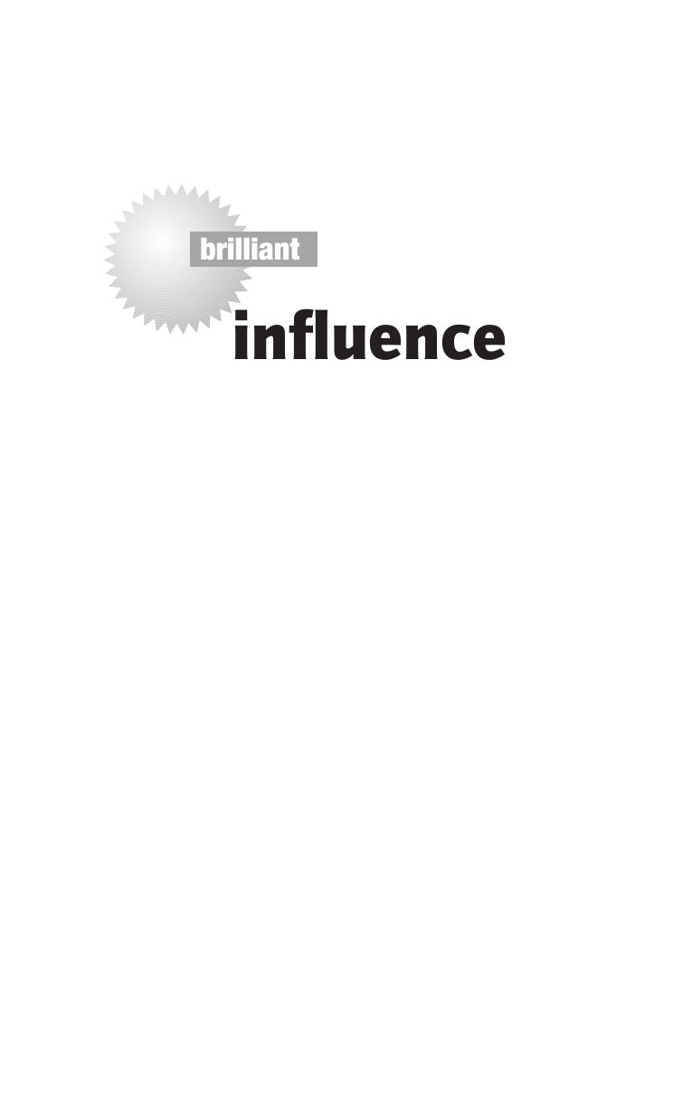 Brilliant Influence - Brilliant Influence [Book]