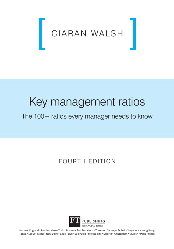 Title Page - Key Management Ratios, 4th Edition [Book]