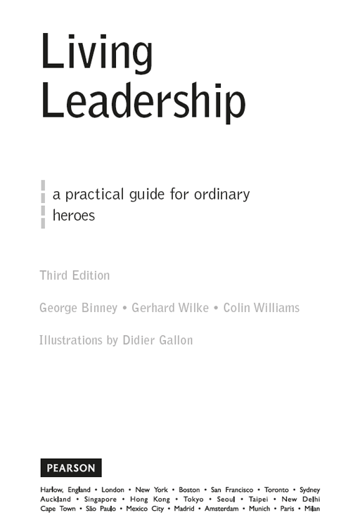 Title Page - Living Leadership, 3rd Edition [Book]