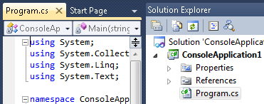 02.07 Track Active Item in Solution Explorer - Coding Faster: Getting ...