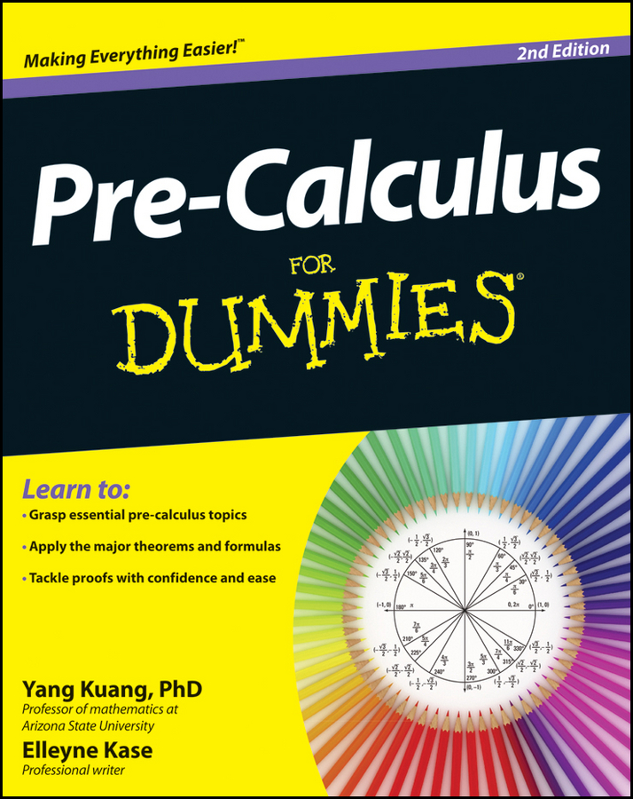 Cover - Pre-Calculus For Dummies, 2nd Edition [Book]