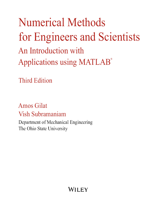 Title Page - Numerical Methods for Engineers and Scientists 3rd Edition ...