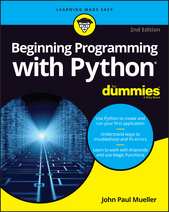 Cover - Beginning Programming with Python For Dummies, 2nd Edition [Book]