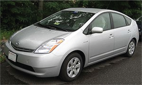 Figure shows a photo of Toyota’s hybrid vehicle which has a conventional power system with an energy storage system.