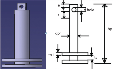 Figure shows a plunger which is a pump cylinder.