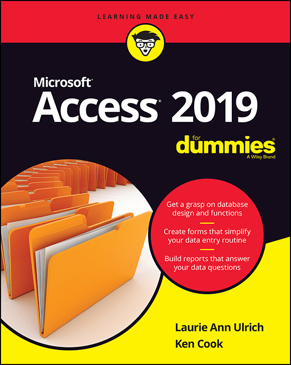 Cover - Access 2019 For Dummies [Book]