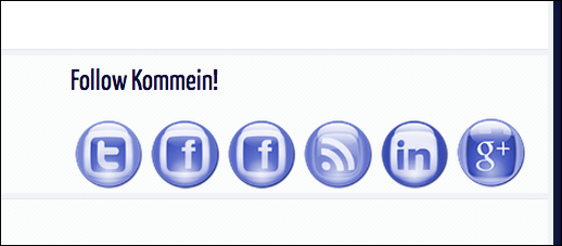 Snapshot of using share buttons on the content.