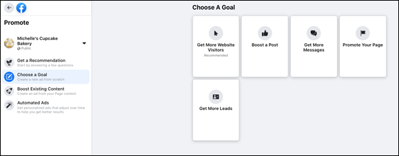 Snapshot of the ad you create depends on your goals.