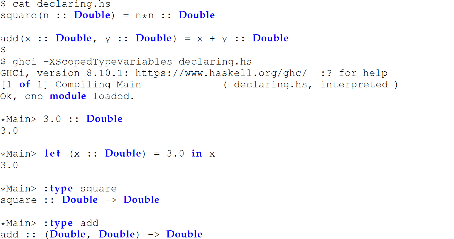 Local Variable Haskell 7.9 Type Inference - Programming Languages: Concepts and Implementation ...