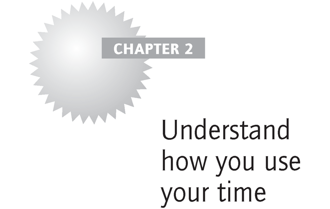 2 Understand how you use your time - How to manage your time [Book]