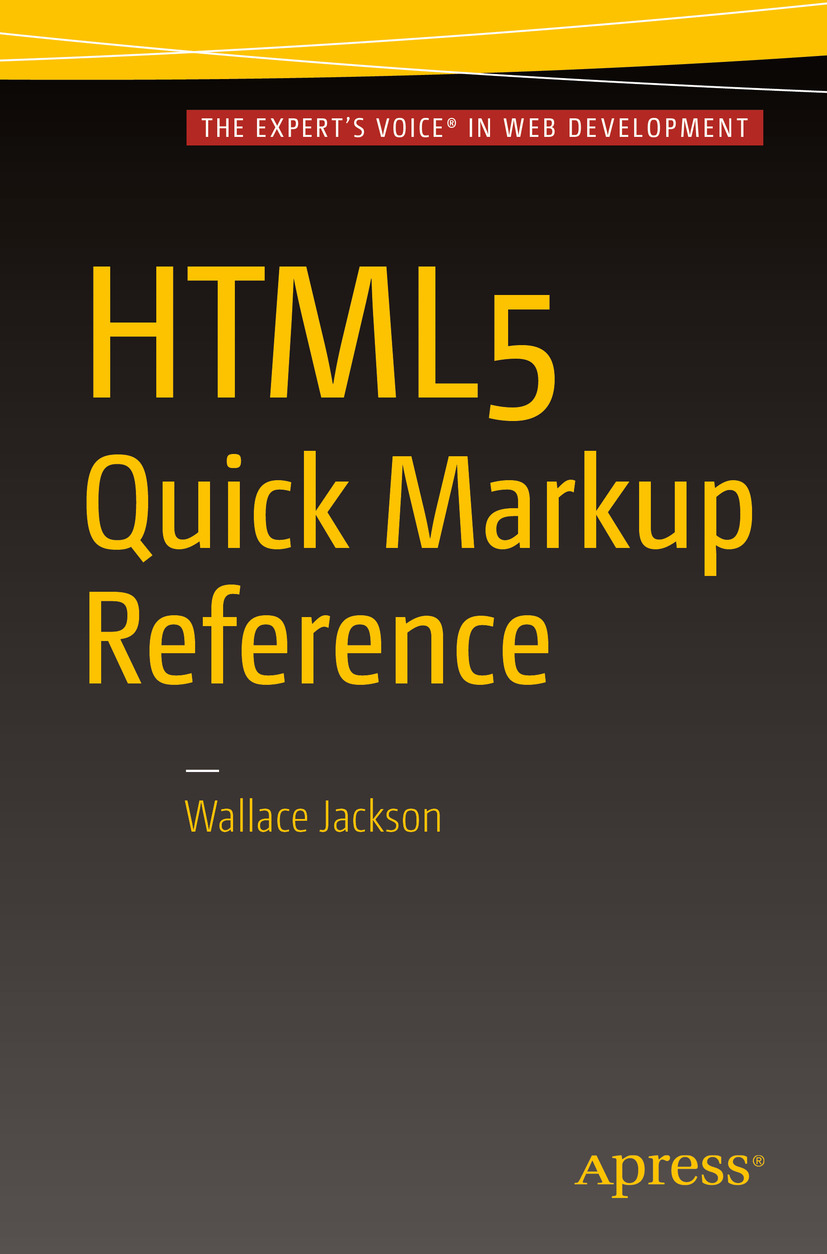 Cover - HTML5 Quick Markup Reference [Book]