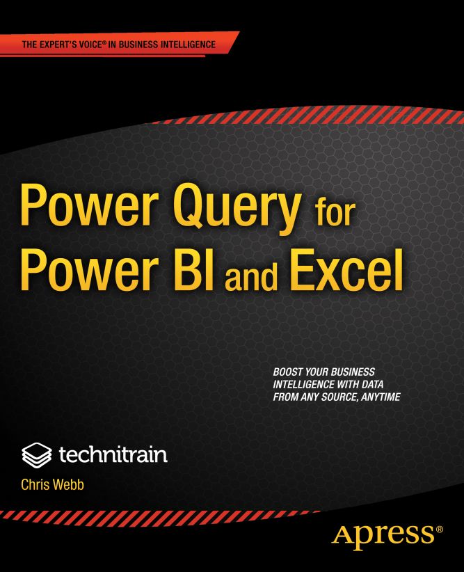 Cover - Power Query for Power BI and Excel [Book]