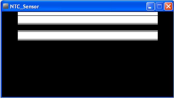 Fluttering horizontal data lines