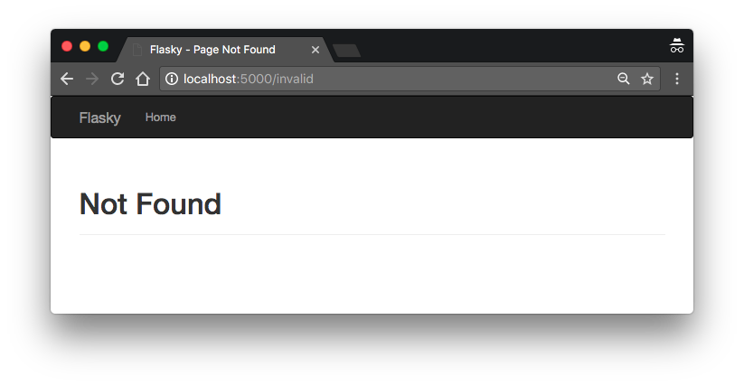 Custom code 404 error page