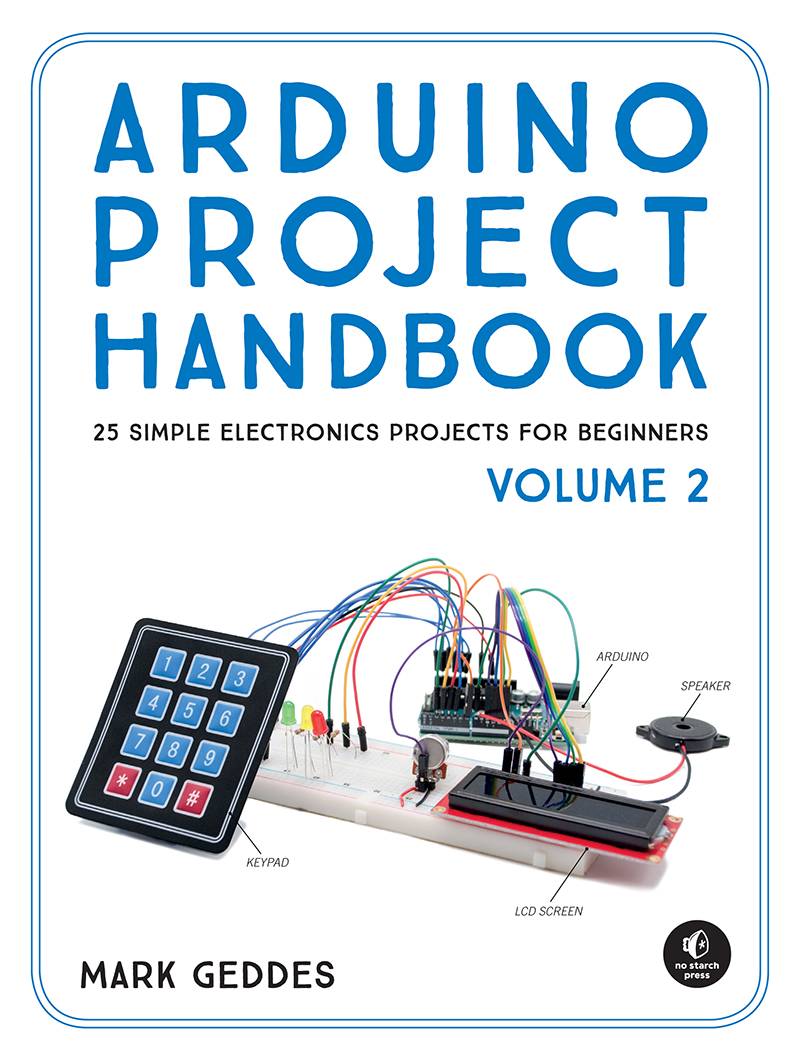Cover Page - Arduino Project Handbook, Volume II [Book]