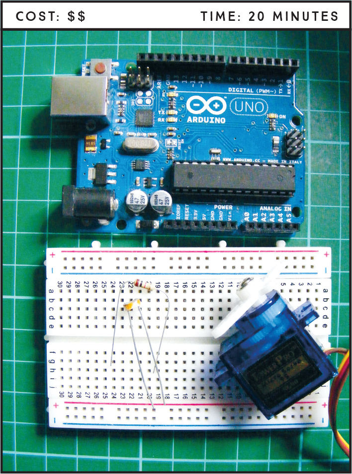 Project 10: Old-School Analog Dial - Arduino Project Handbook, Volume ...