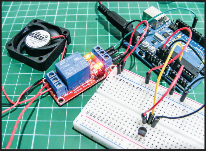 Project 12: Temperature-Controlled Fan - Arduino Project Handbook ...