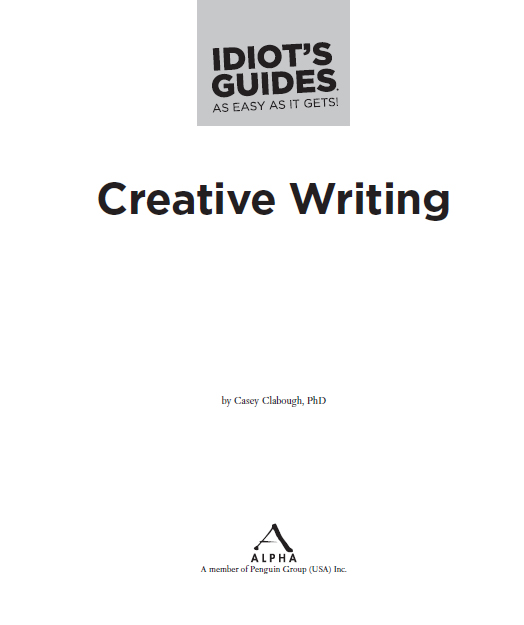 Title Page - Creative Writing [Book]
