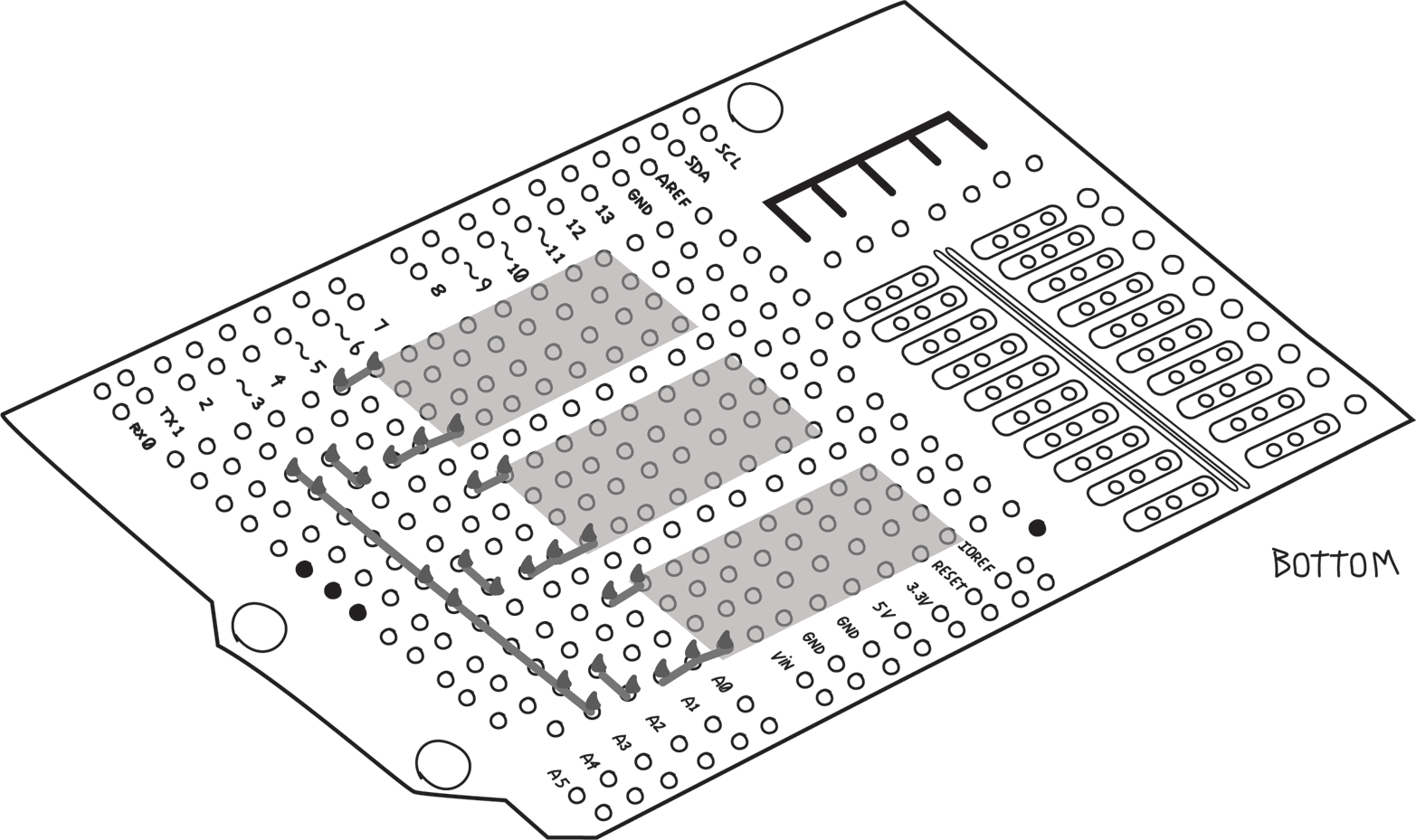 19 GSWA3E bottomciew relaysocket MOSFETDiode