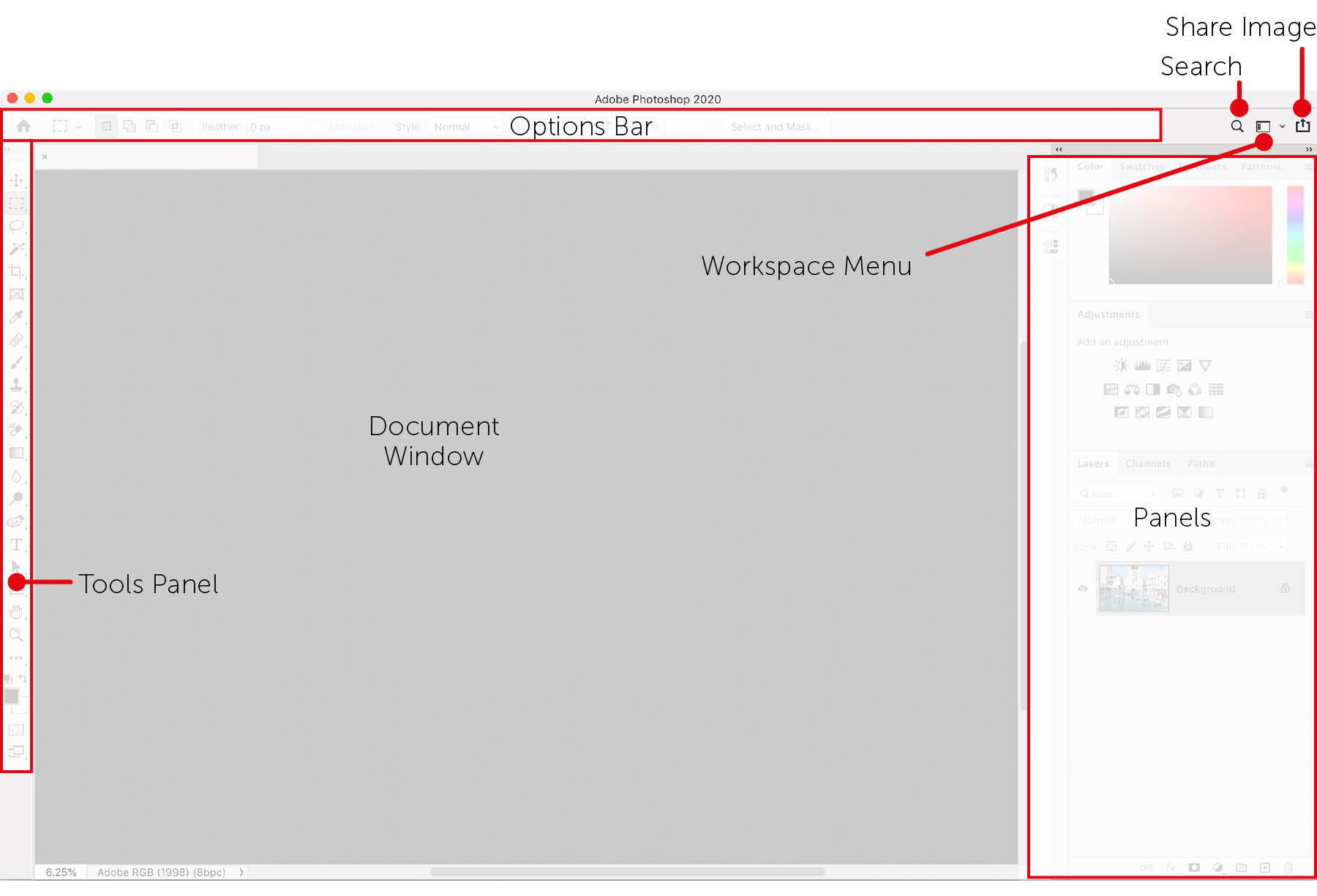 Configuring the Workspace - Adobe Photoshop [Book]