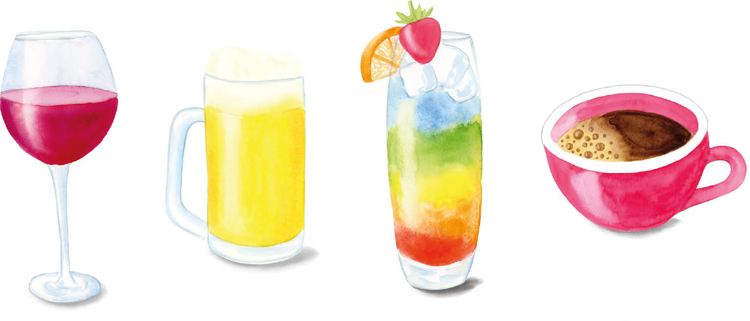 Chapter Six: Drinks - Watercolor Snacks [Book]