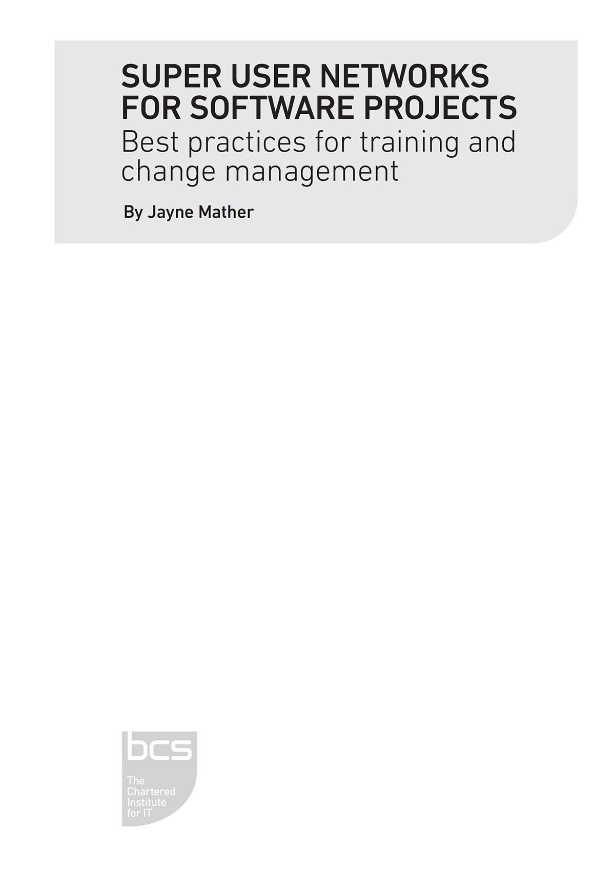 Title Page - Super User Networks for Software Projects [Book]