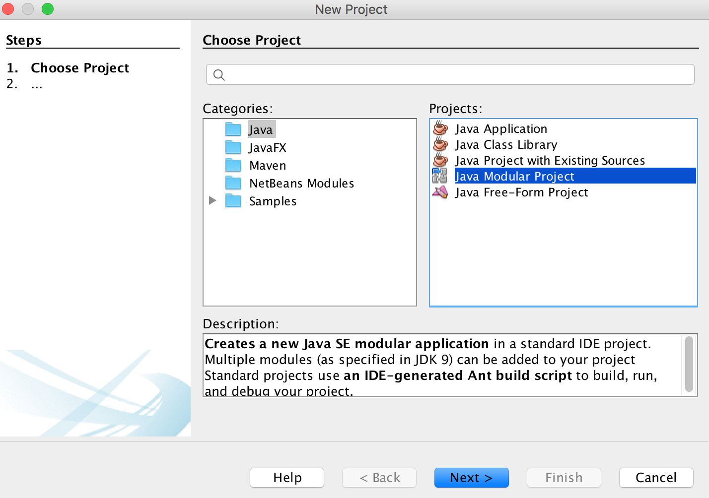 Creating a module using NetBeans - Modular Programming in Java 9 [Book]