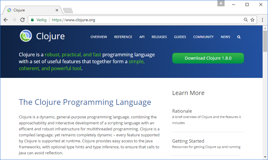 Installing Clojure - Introduction to JVM Languages [Book]