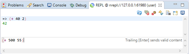 Clojure REPL in Eclipse IDE - Introduction to JVM Languages [Book]