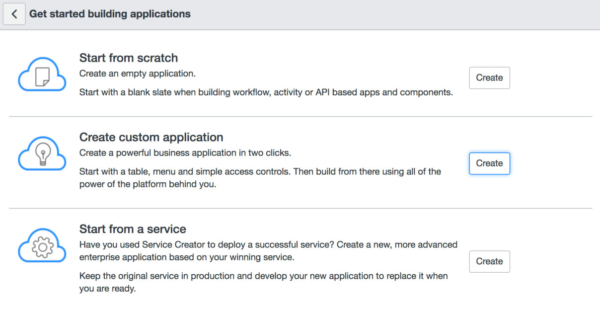 Creating a new application - ServiceNow Application Development [Book]