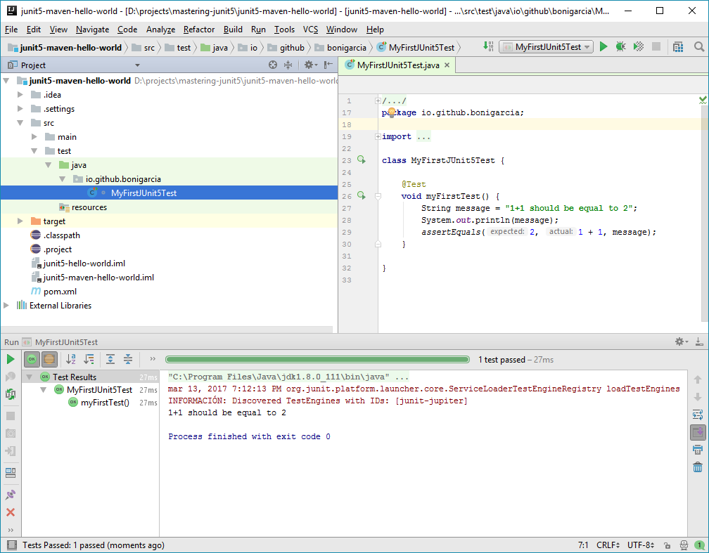 IntelliJ - Mastering Software Testing with JUnit 5 [Book]