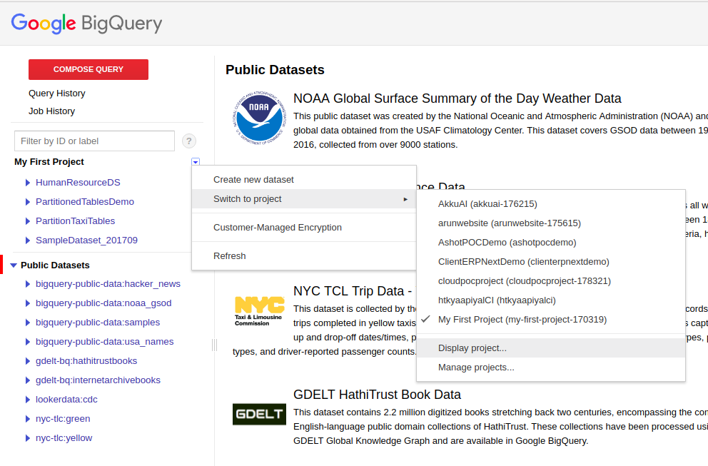 Querying public data - Learning Google BigQuery [Book]