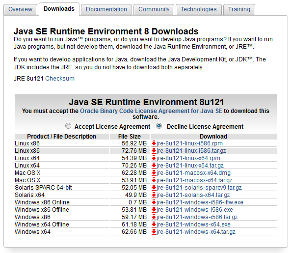 Installing JRE on your server - GeoServer Beginner's Guide - Second ...