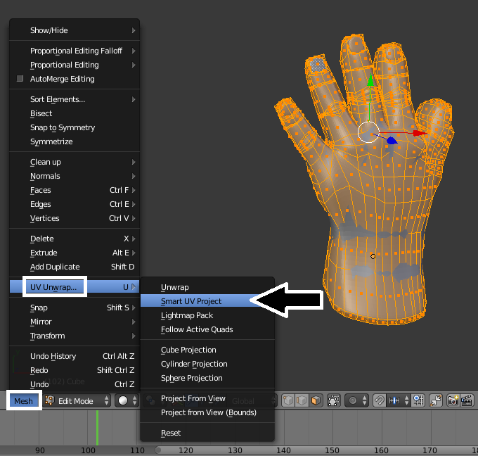 Unwrapping an object into a UV Map - Blender 3D Printing by Example [Book]
