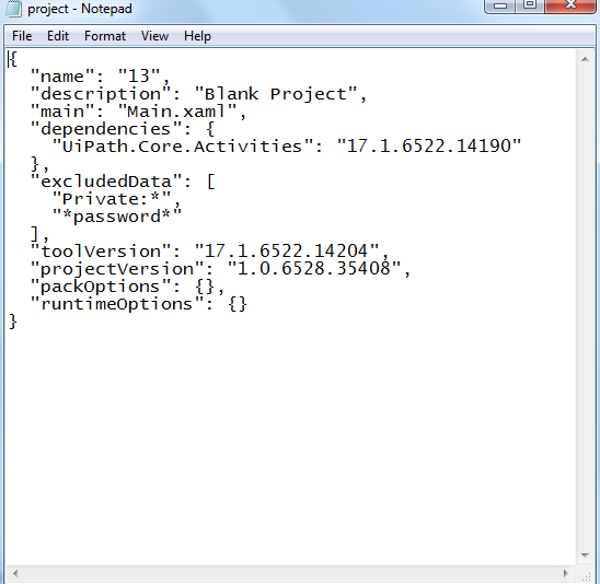 Writing/editing the published package info into the .json file ...