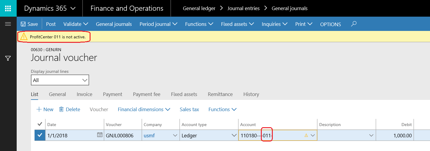 Dates activation - Microsoft Dynamics 365 Enterprise Edition ...
