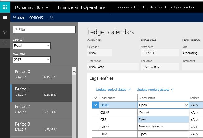 Closing roles - Microsoft Dynamics 365 Enterprise Edition - Financial ...